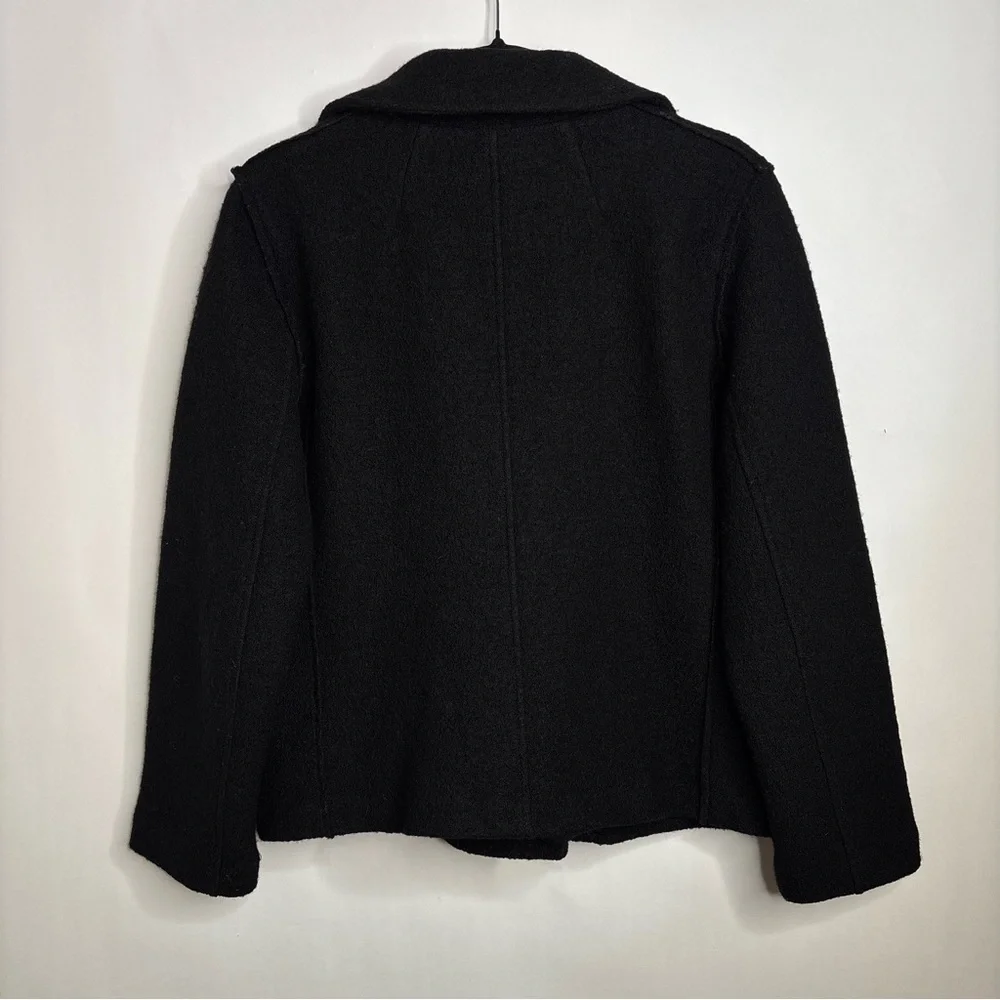 J. Crew Italian Boiled Wool Peacoat size 6
